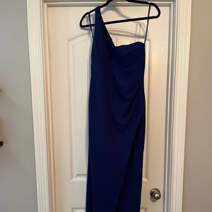 Windsor Dress| Royal blue one shoulder dress